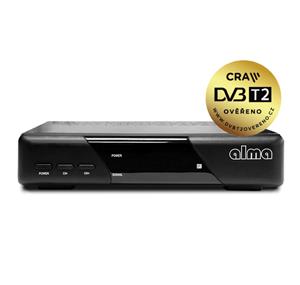 ALMA 2820 - set-top box DVB-T2 (H.265/HEVC), ověřeno CRA