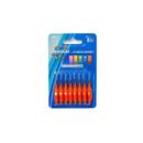 Denticol P01 vel. 1,2mm, mezizubní kartáček s plochou rukojetí, 8ks