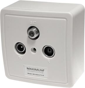 EET MAXIMUM zásuvka MX 600 SAT/TV/Radio - koncová