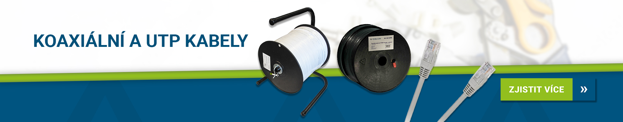 Koaxiální a UTP kabely