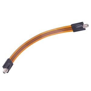 Koaxiální průchodka oknem 27 cm - měděná, F/F konektory