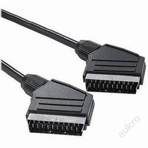 OEM kabel SCART - SCART 21pin - 10m, černý