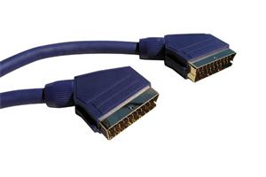 OEM SCART kabel stíněný, pozlacený konektor, délka 1,0m