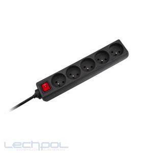 Prodlužovací přívod 220 V- 5x zásuvka, délka 5 m