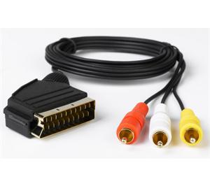 Scart-3x RCA 1,5 m