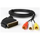 Scart-3x RCA 1,5 m