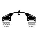 Scart-Scart 3m, 21pin