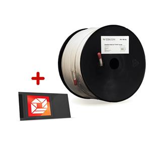 SET CAM 803 Nagra s kartou Skylink CZ+SK verze - dotovaný BND + Zircon koaxiální kabel 125 CCS ALPE černý 100 m