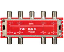 TER 8 Inductive splitter 5-1000 MHz F connec. 8 OU