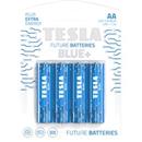 TESLA BLUE+ AA - baterie R06, jednorázová, 4ks