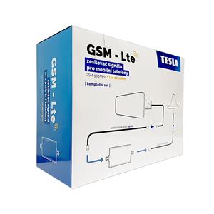 TESLA GSM-LTE, zesilovač/opakovač GSM signálu (900/1800 MHz), sada - poškozený obal