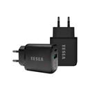 TESLA Power Charger T220 - duální rychlonabíječka 25 W PD 3.0/PPS (černá)