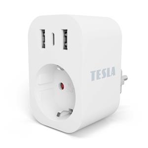 TESLA Smart Plug SP300 3 USB - chytrá zásuvka s USB porty