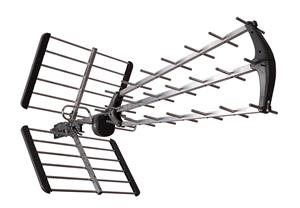 TESLA TE-345 - venkovní anténa pro příjem DVB-T2 signálu, 470-790 MHz, 15 dBi