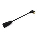 Zircon HDMI redukce úhlová boční, délka 0,15 m
