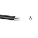 Zircon kabel FTP 5e CU 305m černý, závěsný - venkovní